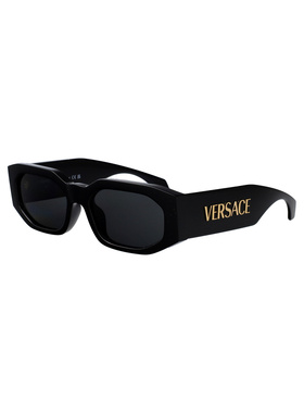 VERSACE 男士太阳镜 0VE4489UGB187 AW2025 范思哲黑色 0VE4489U