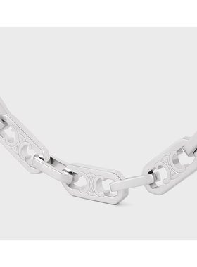 CELINE 男士项链 461OL6BRA36SI AW2025 银色 Triomphe 项链