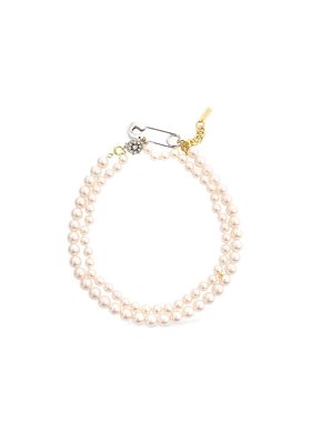 1h可退 MOSCHINO 女士项链 914000000000 SS2025 白色 Pearl Neck