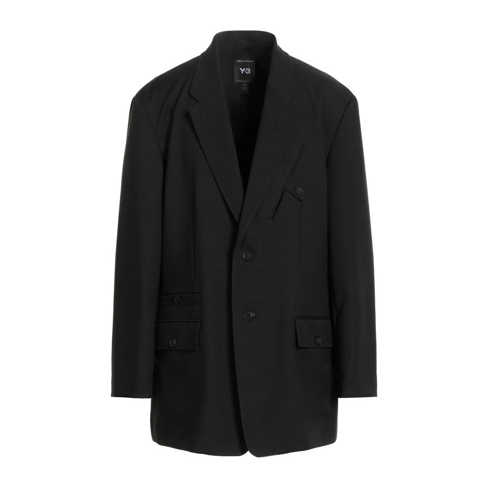 1h可退 潮奢 Y-3 男士 西装外套 black黑色 舒适时尚,淘宝优惠券,粉丝福利购,淘宝优惠卷