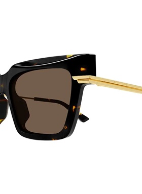 1h可退 奢淘 Bottega Veneta 徽标太阳镜 女 BV1242S