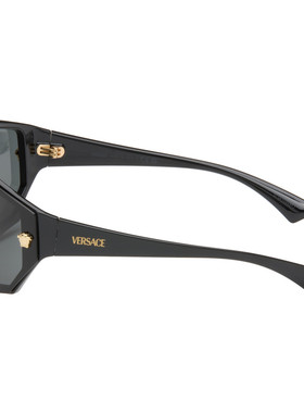 versace 范思哲 女士 黑色 Medusa Horizon 太阳镜 0VE4461805659