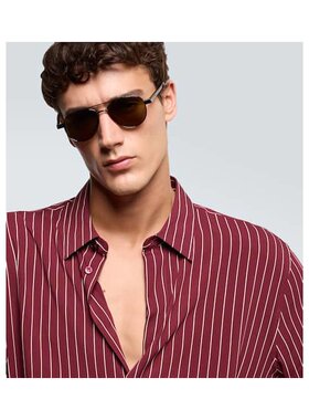 1h可退 潮奢 Saint Laurent 圣罗兰 男士 SL 843 飞行员太阳眼镜