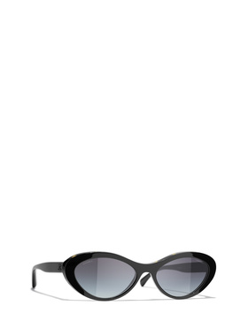 CHANEL 女士太阳镜 CH54161712S6 CO 灰色 Chanel CH5416 black &
