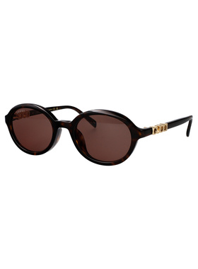 GUCCI 女士眼镜 GG2033SA002 SS2026 棕色 几何太阳镜古驰