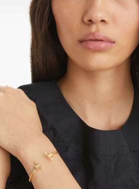 TORY BURCH 女士手链手镯 157953720 AW2025 黄色 徽标手链