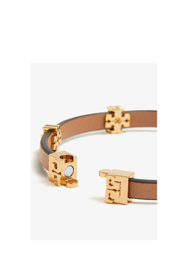 TORY BURCH 女士手链手镯 160150200 AW2024 黄色 徽标手环