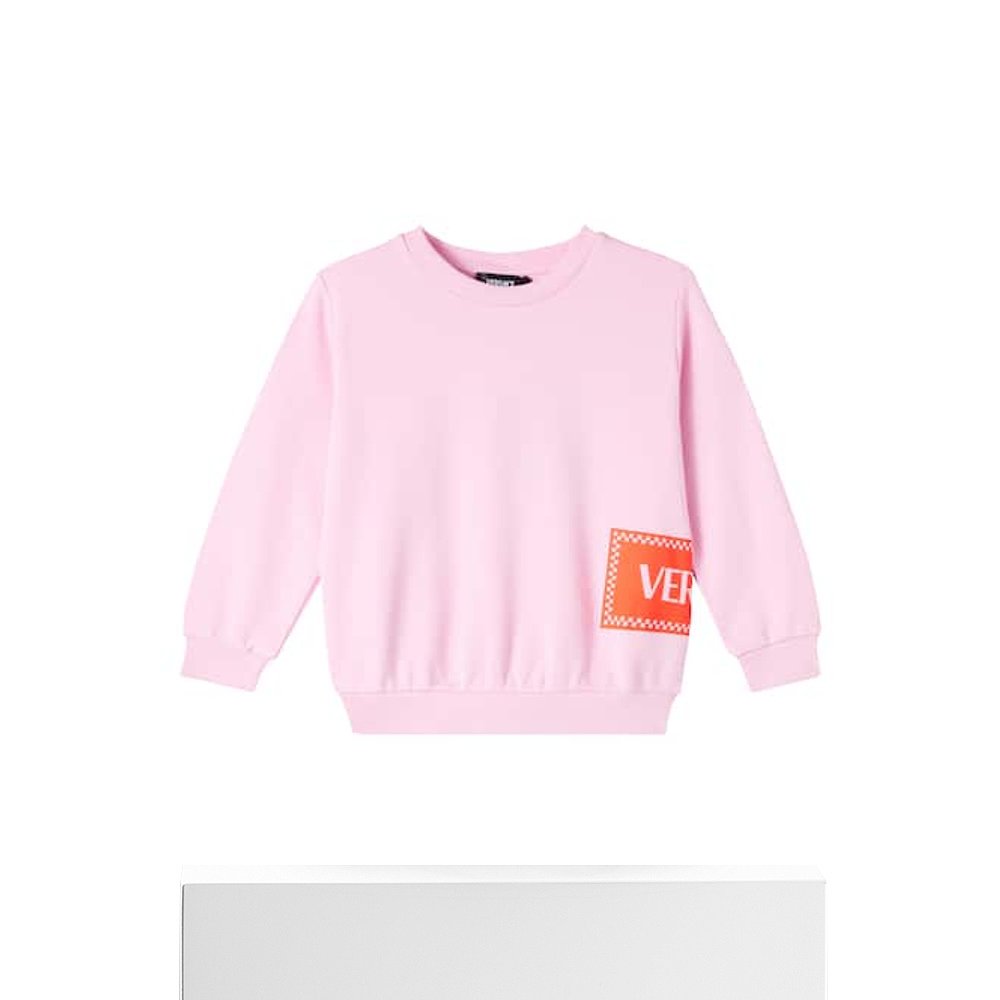 1h可退 潮奢 versace 女童 '90s 复古棉质毛衣童装 - 图3