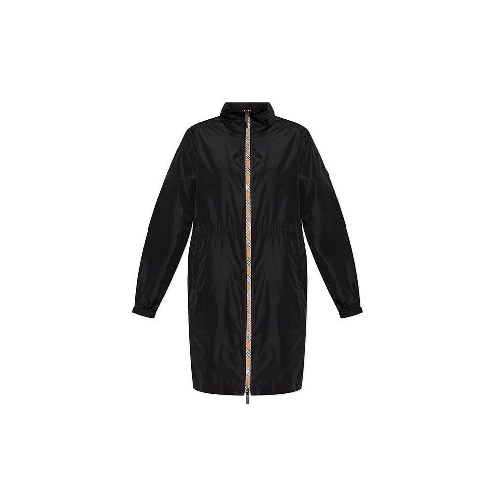 1 hour refundable BURBERRY Women's Windbreaker 8110311A1189 AW2025 Black Vintage Ch