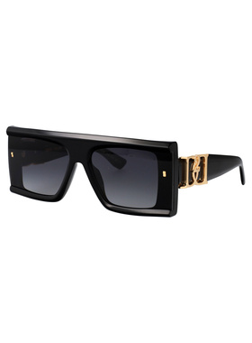 DSQUARED2 女士太阳镜 D20169S807 AW2025 黑色 D2 0169/S