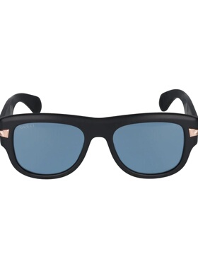 GUCCI 男士太阳镜 GG1517S002 AW2024 蓝色标识 logo古驰太阳镜