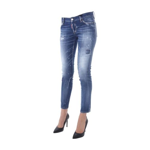 奢淘 Dsquared2 Cool Girl 露踝牛仔裤 女 S75LB0【付后1h可退】 - 图2