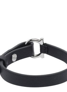 SALVATORE FERRAGAMO 男士手链手镯配饰 791076770406BLACK