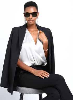 潮奢 Gucci 古驰 女士 太阳眼镜 black黑色 舒适时尚