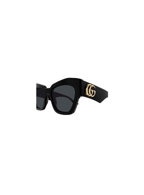GUCCI 女士眼镜 GG1422S002 AW2023 黑色古驰 太阳镜猫眼框