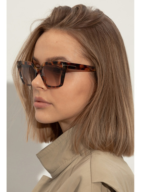 TOM FORD 女士太阳镜 FT103005353F SS2026 棕色 Sunglasses