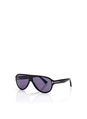 TOM FORD 男士眼镜 FT133601VBLACK SS2026 紫色 几何太阳镜