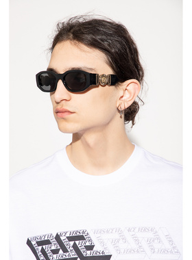 VERSACE 男士太阳镜 0VE43610GB187 CO 灰色 Medusa Biggie sungl