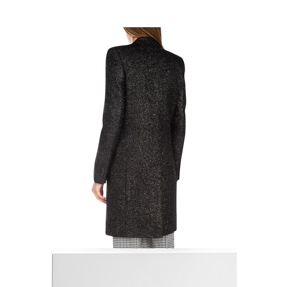 香港直邮圣罗兰黑色单排扣中长大衣 天猫国际香港直购夹克