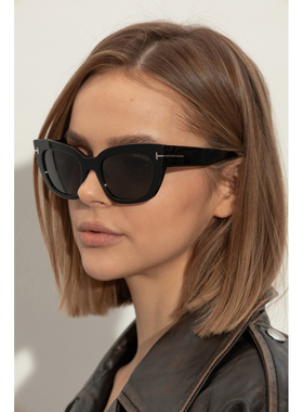TOM FORD 女士太阳镜 FT119005301A SS2026 黑色 Sunglasses