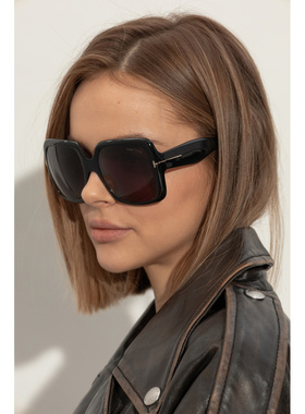TOM FORD 女士太阳镜 FT119405501A SS2026 黑色 Sunglasses