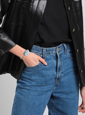 1h可退 潮奢 Lanvin 朗雯 女士 手链 green绿色 舒适时尚配饰