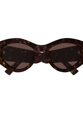 GUCCI 女士太阳镜 GG1951S002 AW2025 褐色 框架太阳古驰配饰眼镜