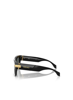 VERSACE 男士太阳镜 VE4464GB187 CO 黑色 几何框太阳镜