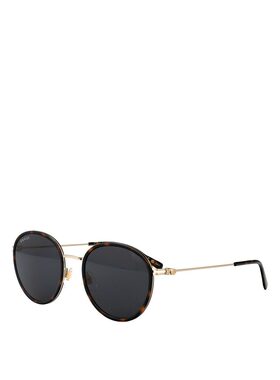 GUCCI 女士太阳镜 GG1849S002 SS2025 古驰 全框黑色太阳镜配饰