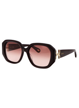 CHLOÉ 女士眼镜 CH0236S003 SS2026 粉红色 徽标太阳镜