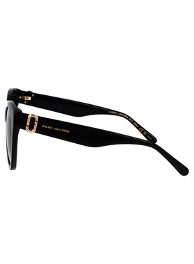 Marc Jacobs 马克 雅可布 女士 黑色醋纤太阳眼镜 MARC885S807