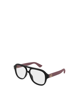GUCCI 女士眼镜 GG2192O003 AW2026 黑色 飞行员款全框光学眼镜