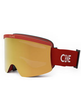 CELINE 男士太阳镜 CL40302U67C AW2025 红色 SKI MASK