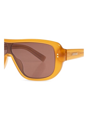 JACQUEMUS 女士眼镜 JAC156C3SUN SS2026 棕色 全框太阳镜