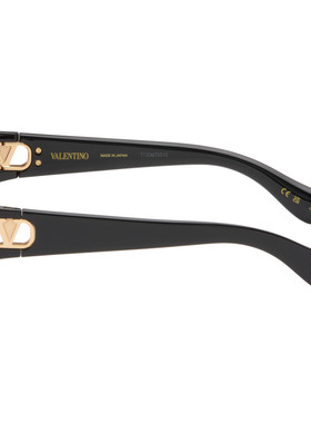 valentino 华伦天奴 女士 黑色 Cat-Eye Acetate 太阳镜 VG0014S0
