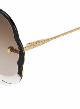 1h可退 CHLOÉ 女士眼镜 CE156S742 AW2022 棕色 CHLOÉ WOMEN'S CE