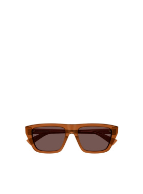 BOTTEGA VENETA 女士眼镜 BV1291S004 SS2025棕色太阳镜