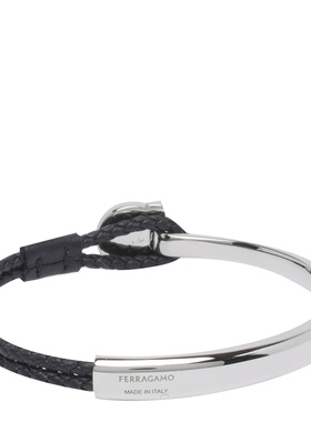 SALVATORE FERRAGAMO 男士手链手镯 791263770401BLACK