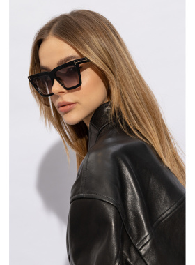 1h可退 TOM FORD 女士太阳镜 FT111005601B CO 黑色