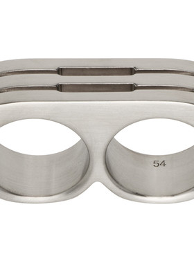 潮奢 rick owens 瑞克 欧文斯 男士 Double Grill 戒指 RJ0000055