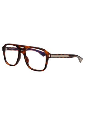 SAINT LAURENT 男士眼镜 SL881OPT003 SS2026 棕色