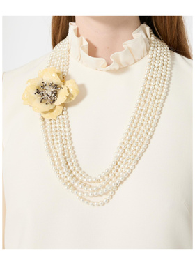 VALENTINO 女士项链 WJ0Y47KFH9SL SS2026 金色 FLEUR LUMINEUSE