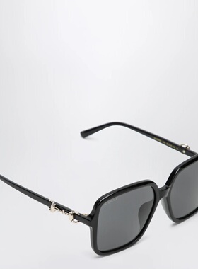 GUCCI 女士太阳镜 A000Q1J07401012 AW2026 黑色 Black butterfly