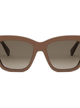 CELINE 女士眼镜 CL40253I45F CO 棕色 全框太阳镜
