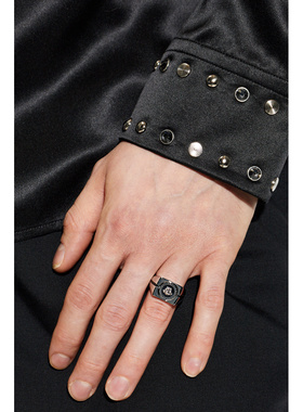 VERSACE 男士戒指 10223321A006384J750 银色配饰 SS2026