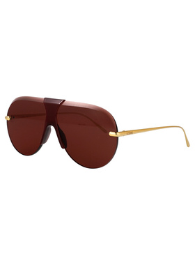 LOEWE 女士眼镜 LW40192U30S AW2026 红色 飞行员太阳镜
