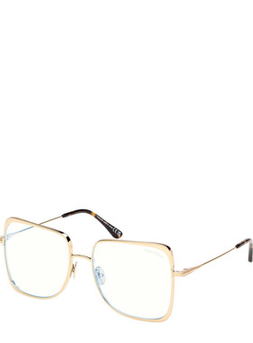 TOM FORD 女士眼镜 FT6098B030 SS2026 白色 徽标平光镜