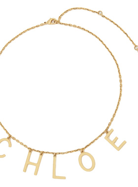 CHLOÉ 女士项链 25AJN08CB79DC SS2026 金色 And Letters Necklac