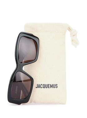 Jacquemus 女士 CROISIEREBLACK/GOLD/GREY 太阳镜 JAC60C1SUN000