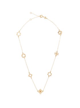 TORY BURCH 女士项链 1537100720 CO 金色 ‘Kira’ brass neckla